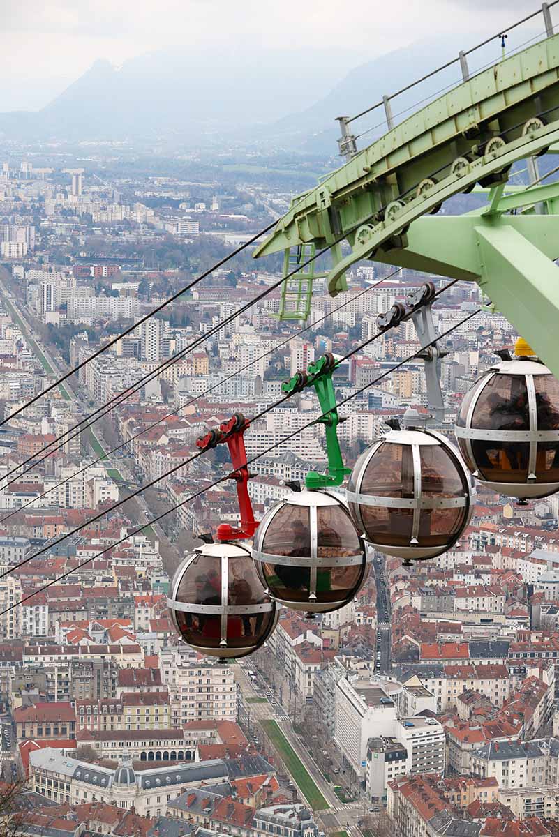 Getting to the Bastille in Grenoble, France - Scott Allen Wilson