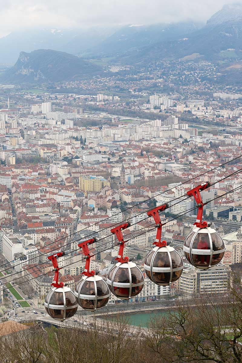 Getting to the Bastille in Grenoble, France - Scott Allen Wilson