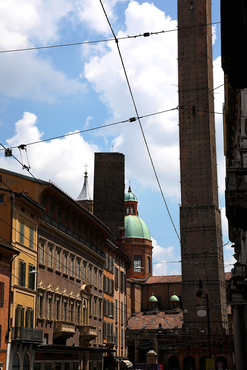 View to Bologna cathedral