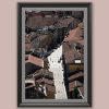 Fine art framed print of an aerial view of a historic Italian street and rooftops, It Only Takes One by Scott Allen Wilson, available in 8x12 and 16x24.