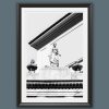 Fine art travel print Pavia featuring minimalist black and white architecture and timeless Italian detail.