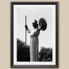 Black and white framed art photography of a monumental sculpture displayed as fine art.